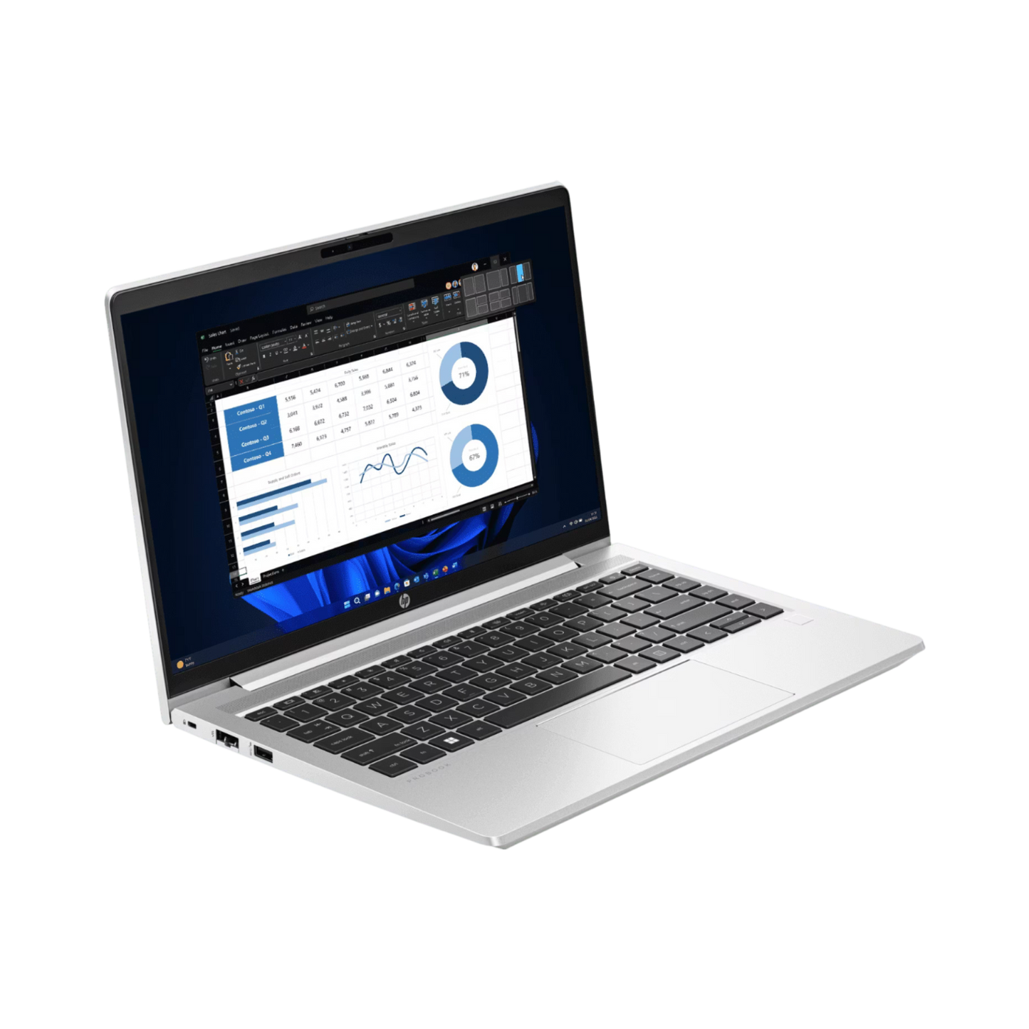 (Refurbished) HP 440 G1 4th Gen Laptop | Windows 10 | Ms Office | Intel HD Graphics | 14 Inch Black