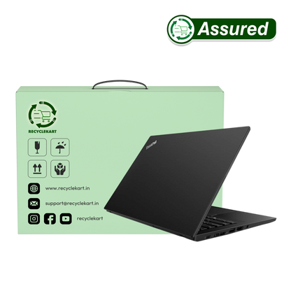 (Refurbished) Lenovo ThinkPad X280 8th Gen Laptop | Windows 11 | Ms Office | Intel HD Graphics | 12.5 Inch Black