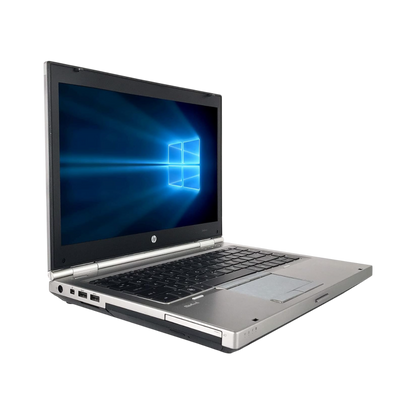 (Refurbished) HP 8460s 3rd Gen Laptop | Windows 10 | Ms Office | Intel HD Graphics | 14 Inch Black